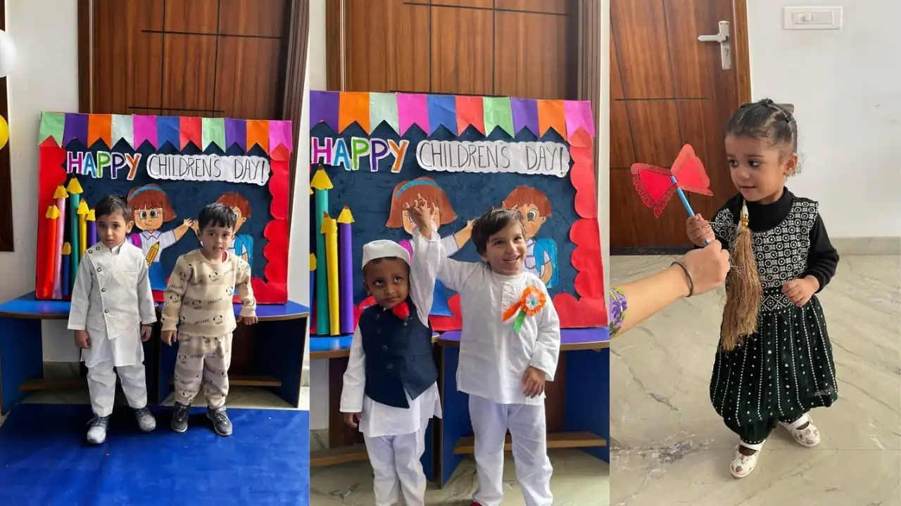 मुजफ्फरनगर के गाँधी कॉलोनी में बाल दिवस