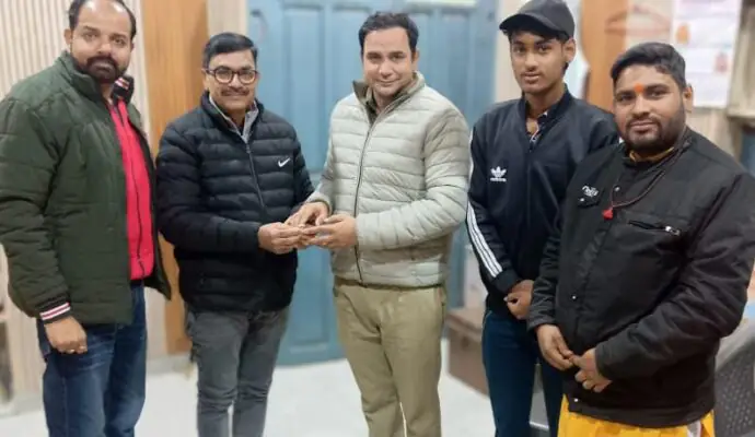 मुज़फ्फरनगर- गाँधी कॉलोनी में सीसीटीवी ने दिलवायी खोई हुई अंगूठी