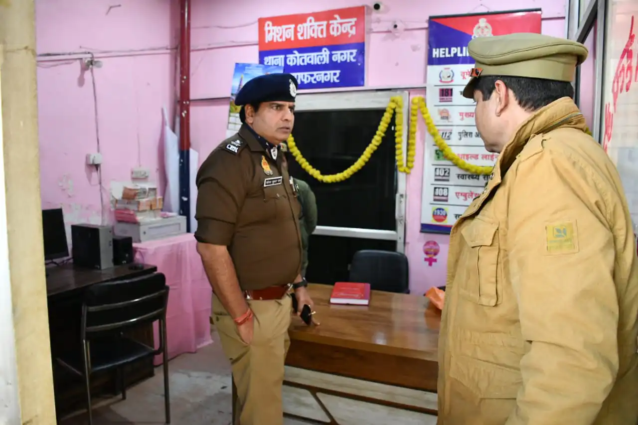 Muzaffarnagar - The SSP conducted a surprise inspection of the city police station and also listened to the public's grievances.
