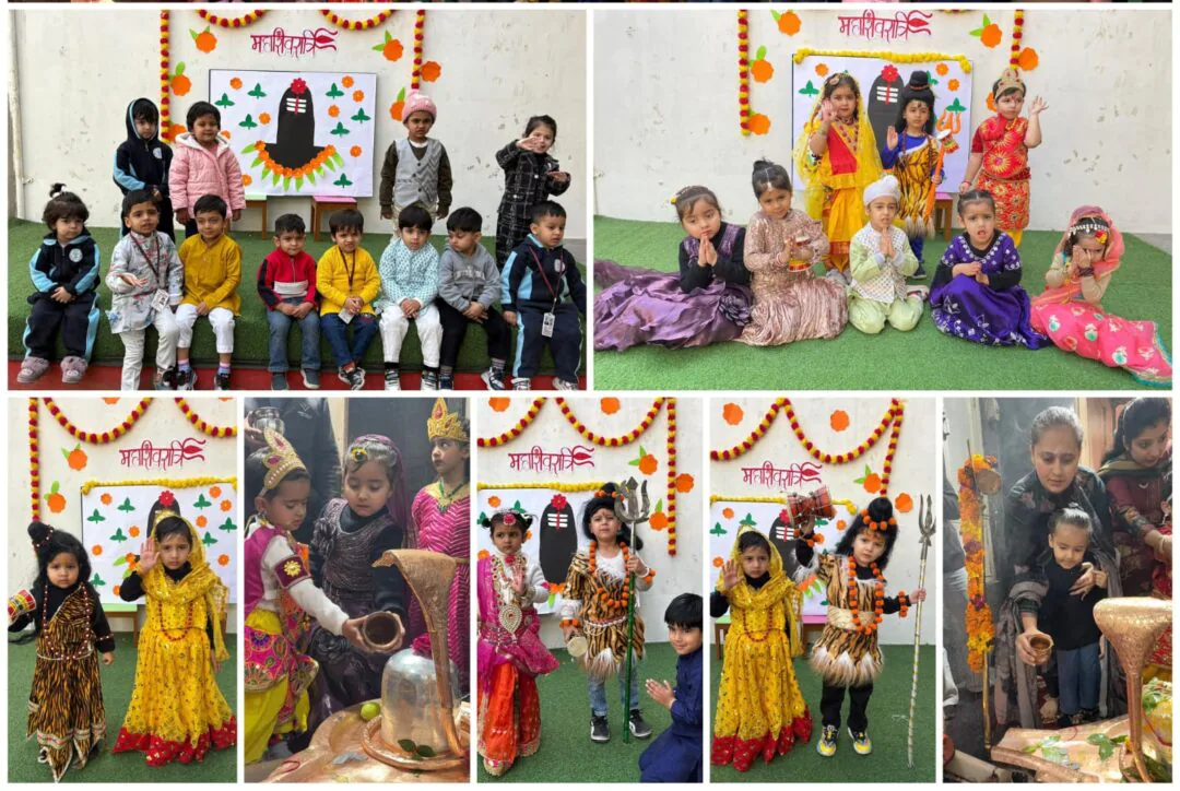 गाँधी कॉलोनी के द लर्निंग ट्री स्कूल के बच्चों ने भगवान शिव के दर्शन कर भक्ति रस के भाव को जाना